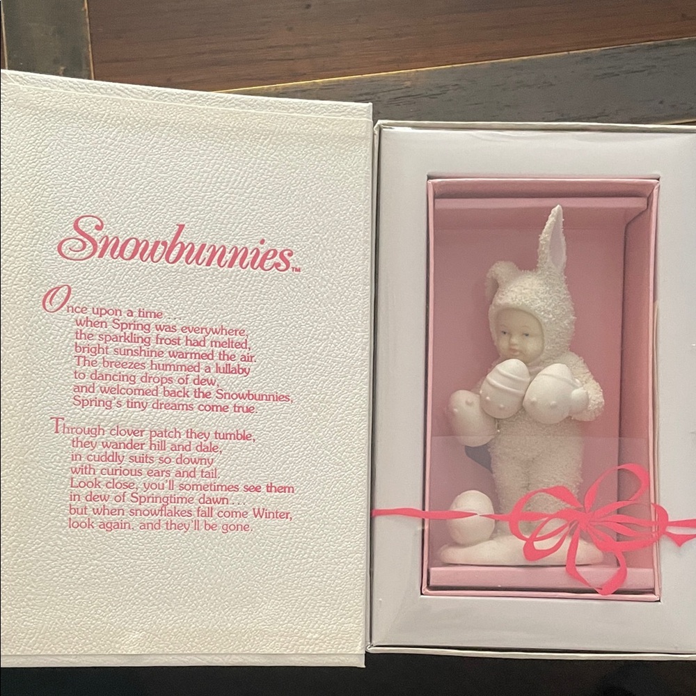 Department 56 Snowbunnies White Figurine